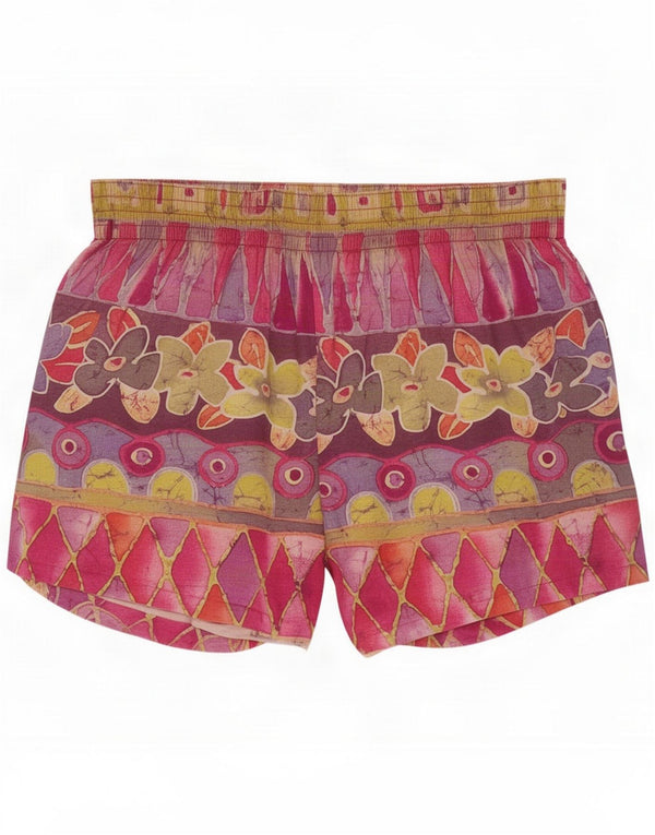 Byblos Womens Shorts IT 50 XL Multicolored Floral Beach