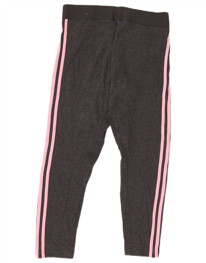 Adidas ženske kratke tajice UK 12/14 srednje sivi pamuk