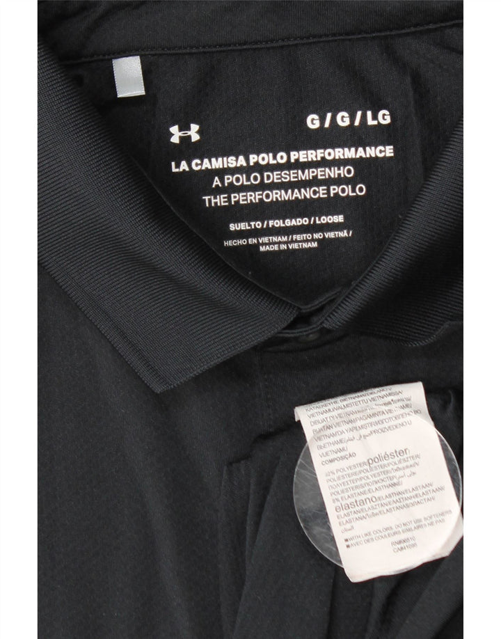 UNDER ARMOUR muška polo majica veliki crni poliester