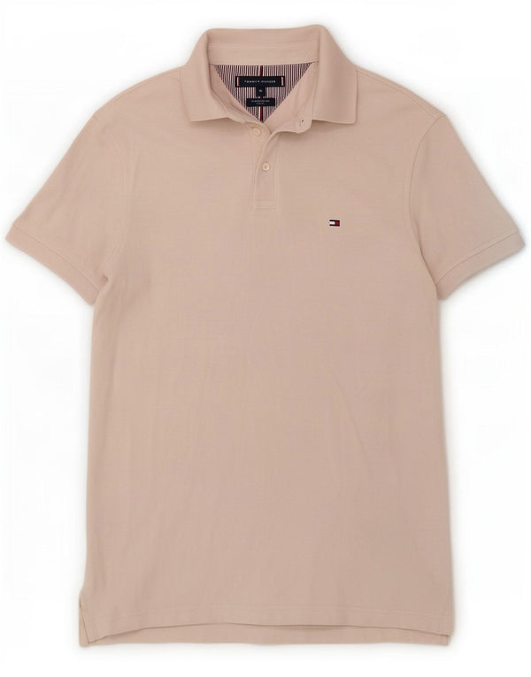 Tommy Hilfiger muška uska polo majica XS bijeli pamuk