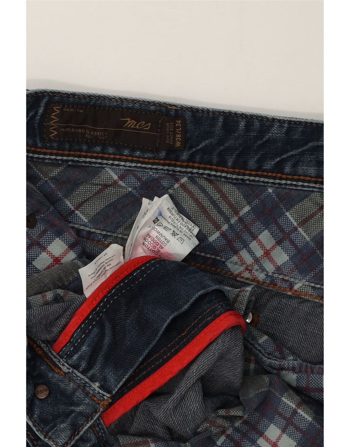Marlboro Classics Mens Straight Jeans W38 L29 Plavi pamuk