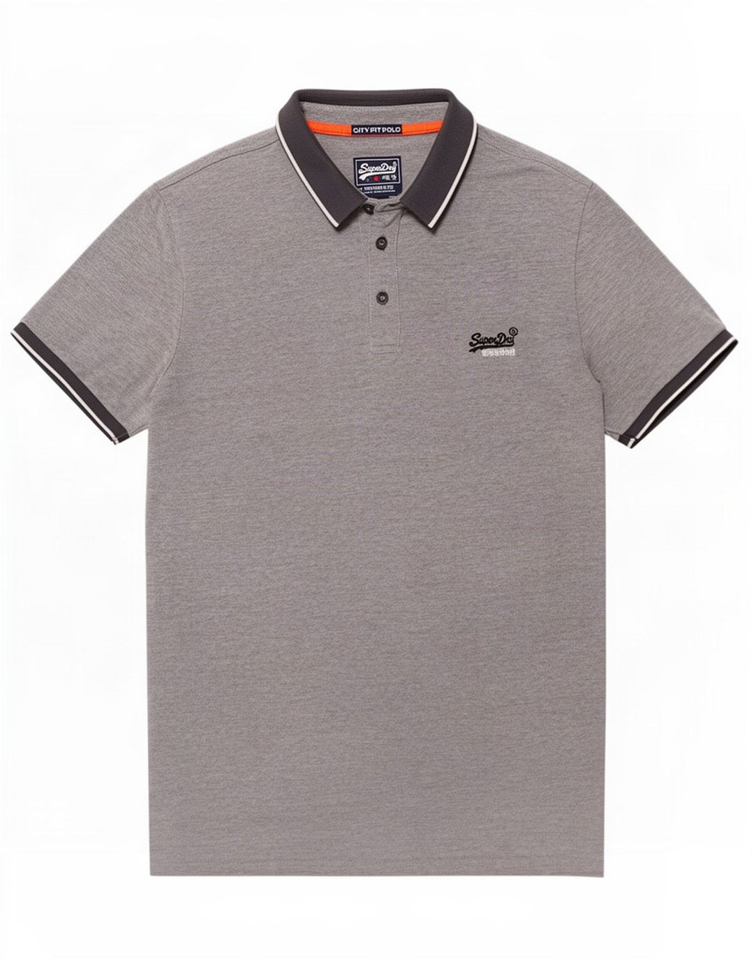 Superdry muška polo majica srednje sivi pamuk