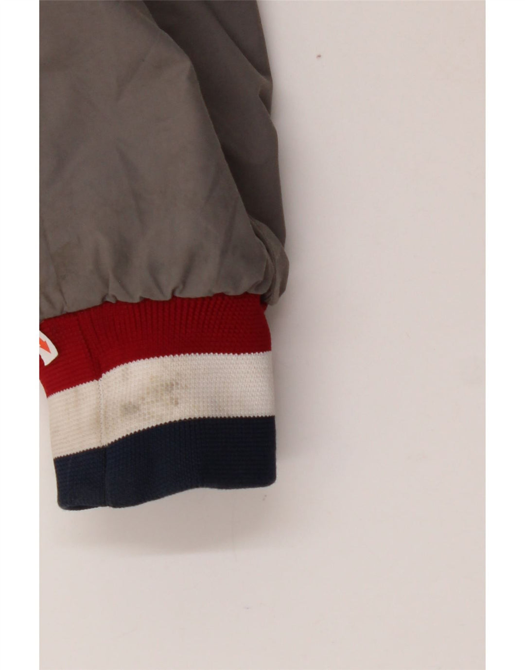 NORTH SAILS Muška bombaška jakna s grafičkim motivima UK 42 XL Sivi poliamid u blokovima boja