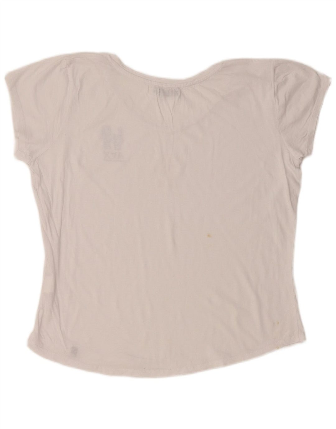 AVIREX ženska majica kratkih rukava s grafičkim motivima UK 22 2XL bijeli pamuk