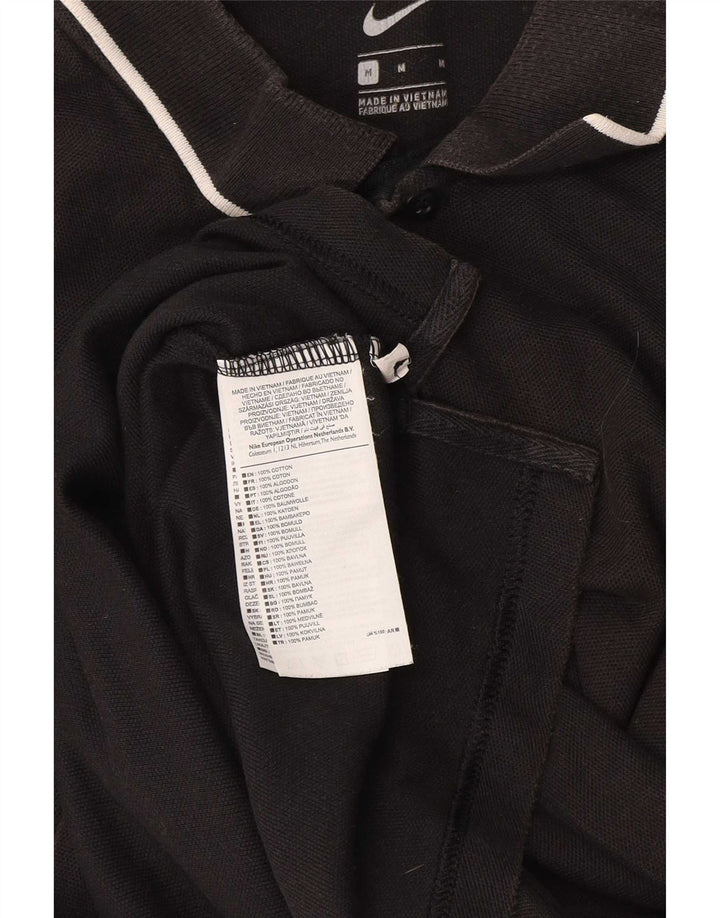 NIKE muška polo majica srednje crne pruge, pamuk