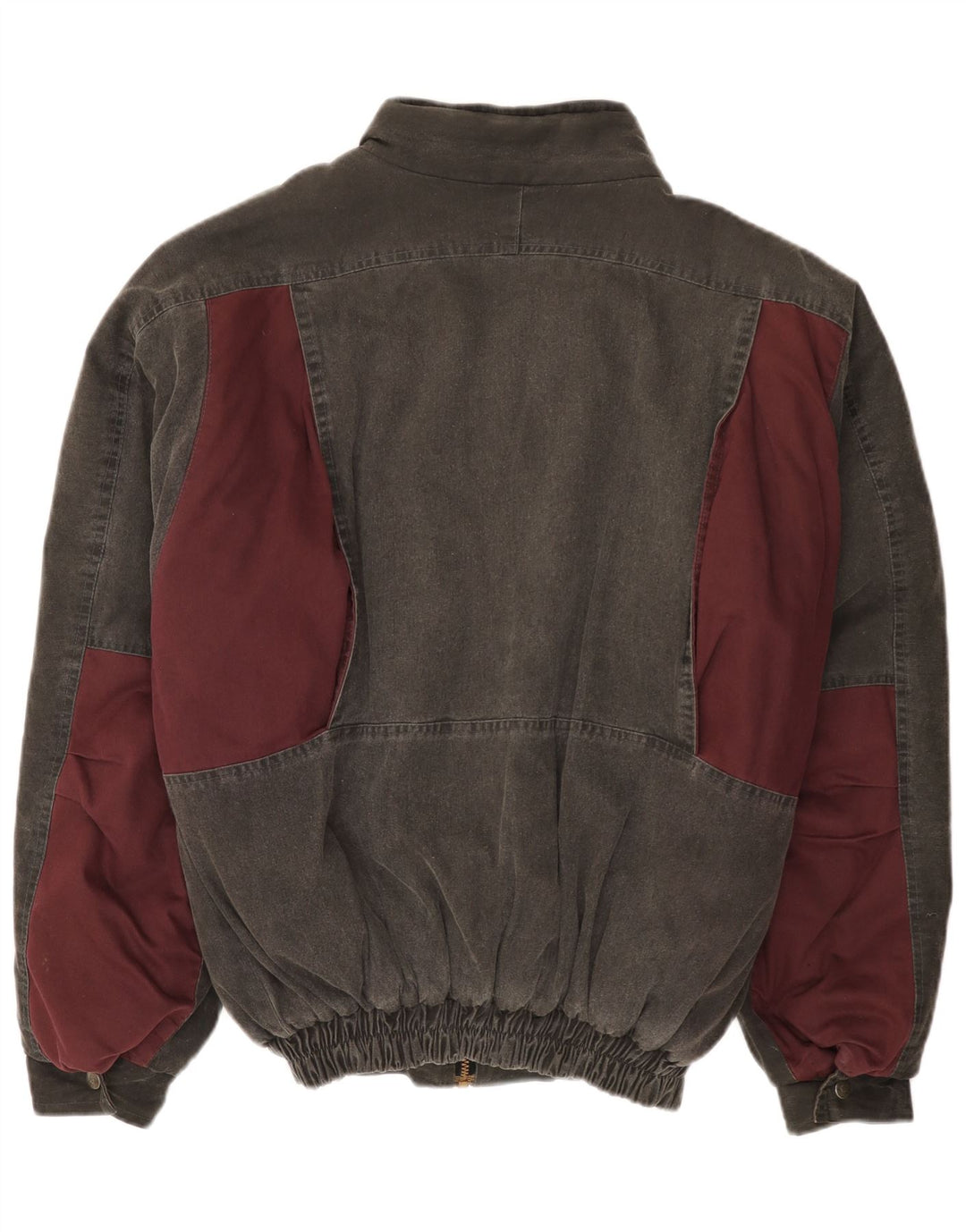 Whisper Mens Bomber Podstavljena jakna UK 40 Large Green Colourblock