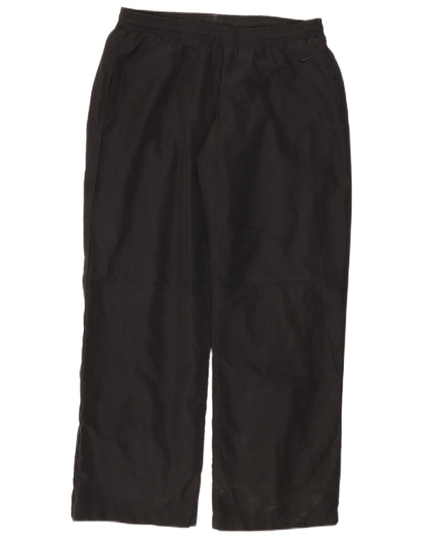 NIKE Womens Tracksuit Trousers UK 14 Large  Black Polyester