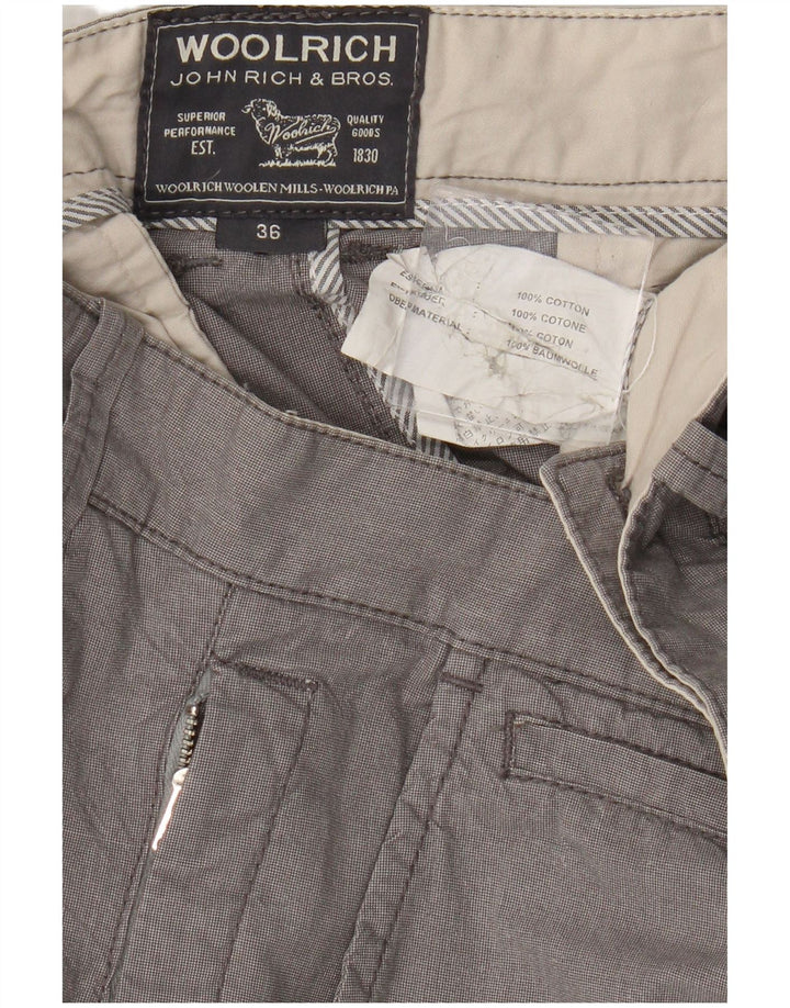 Woolrich Muške chino kratke hlače W36 Veliki sivi pamuk
