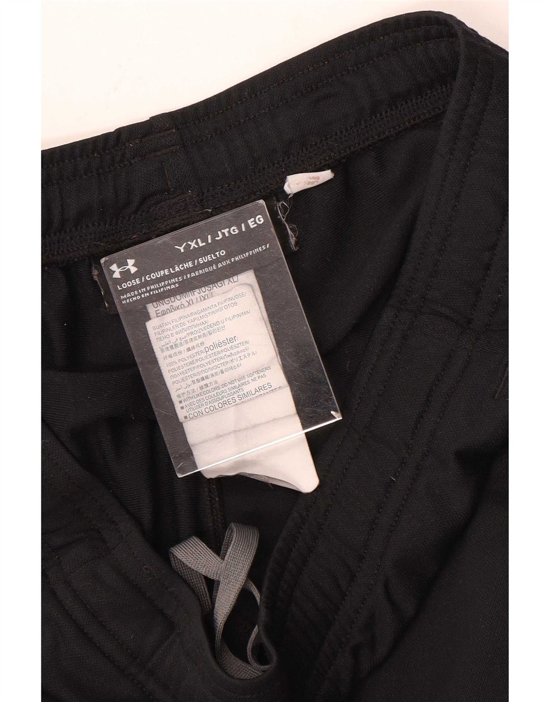 Under Armour Hlače za trenirku za dječake 13-14 godina XL crni poliester