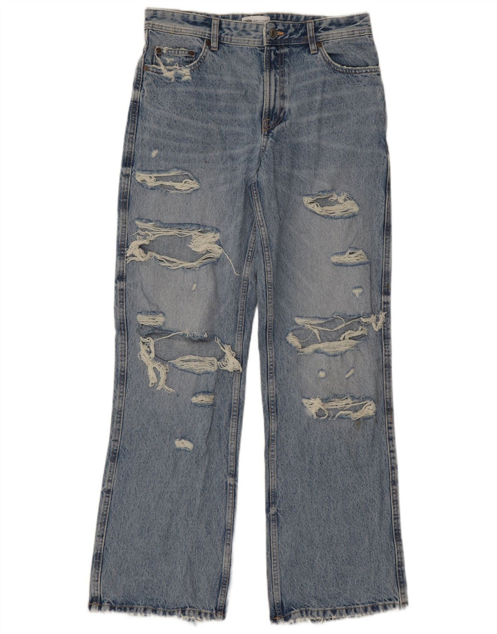 Zara ženske traperice s čizmama EU 36 XS W26 L32 plave