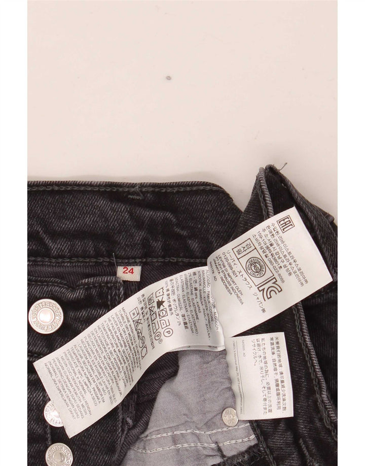 Levi's ženske uske traperice W24 L28 sivi pamuk