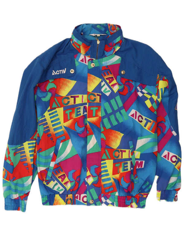 Aktivna muška bomber jakna s kapuljačom UK 40 Large Blue Colourblock