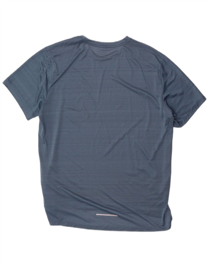 Nike Dri Fit majica s plavim prugama od poliestera