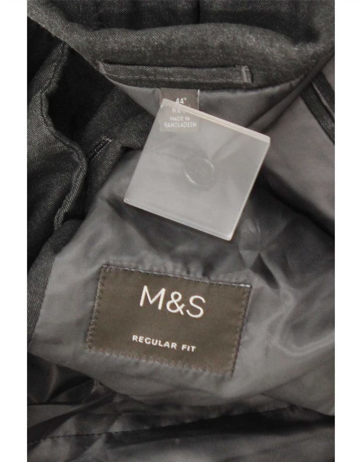 Marks & Spencer muška jakna s 2 gumba standardnog kroja, veličina 44 XL siva