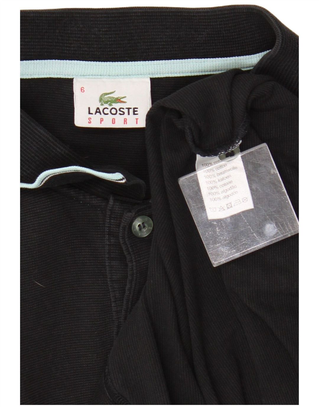 Lacoste muška polo majica veličina 6 XL crni pamuk