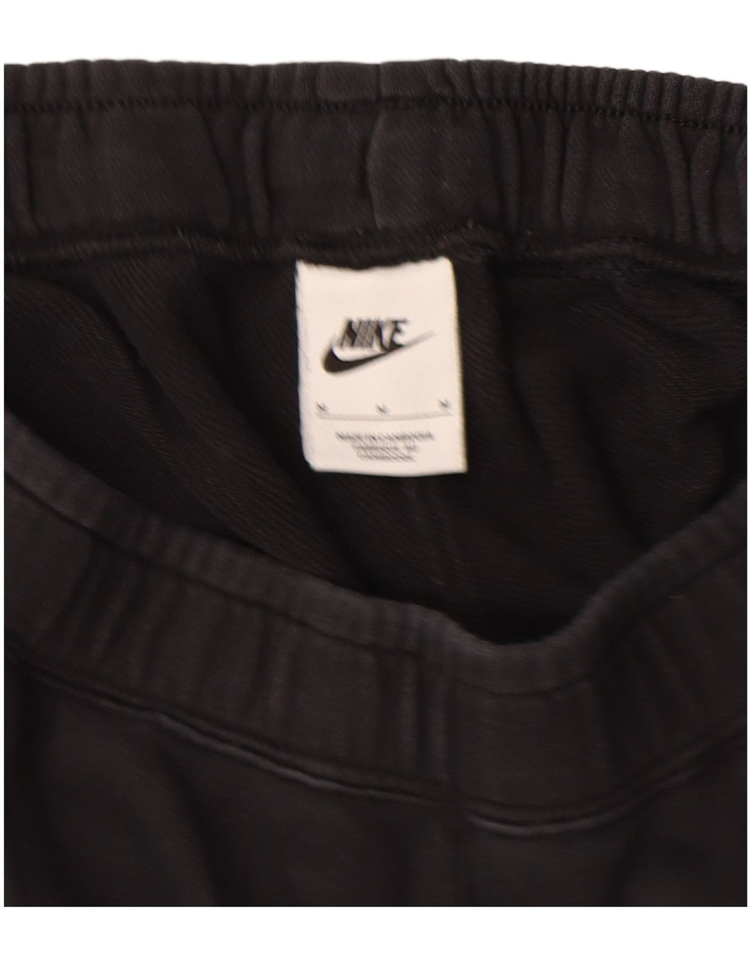Nike muške grafičke sportske kratke hlače srednje crne pamučne boje