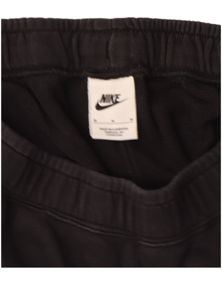 Nike muške grafičke sportske kratke hlače srednje crne pamučne boje