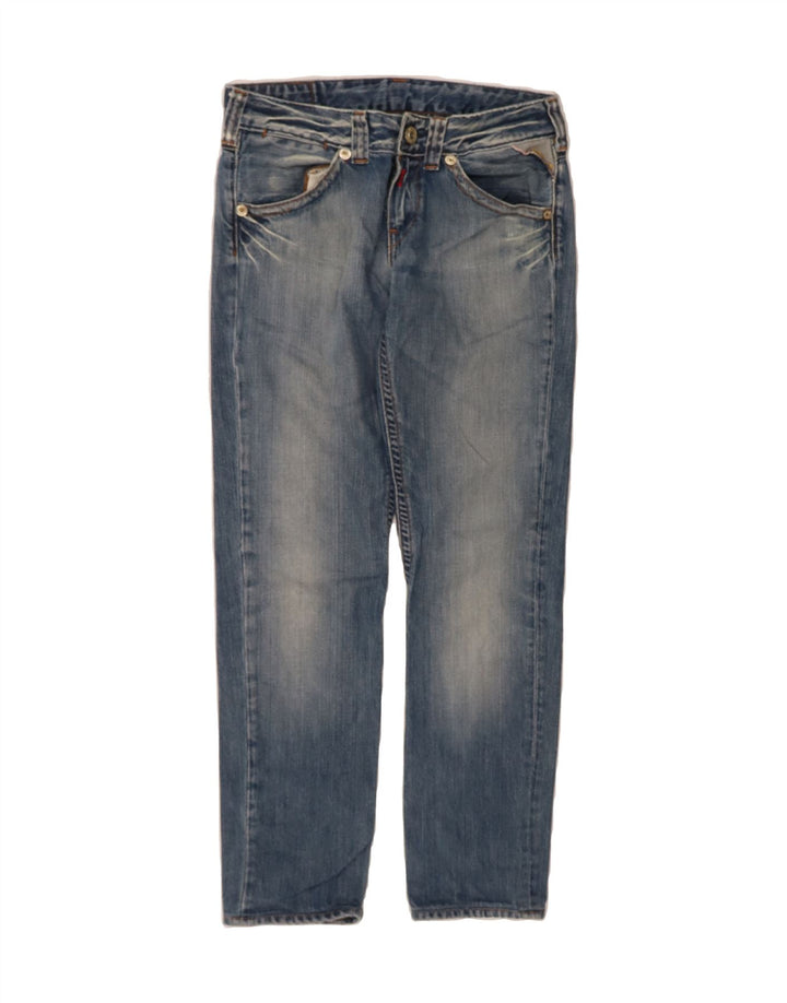 REPLAY Womens Straight Jeans W27 L28 Blue Cotton Vintage Replay and Second-Hand Replay from Messina Hembry 