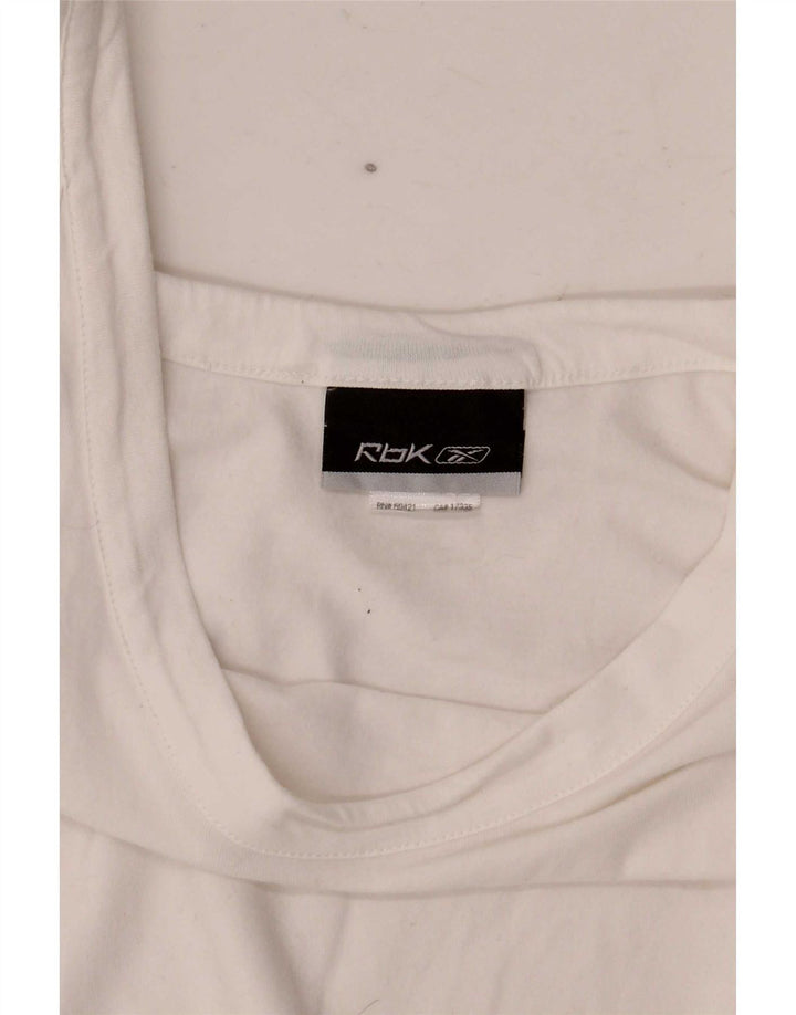 Reebok ženski prsluk UK 18 XL bijeli pamuk