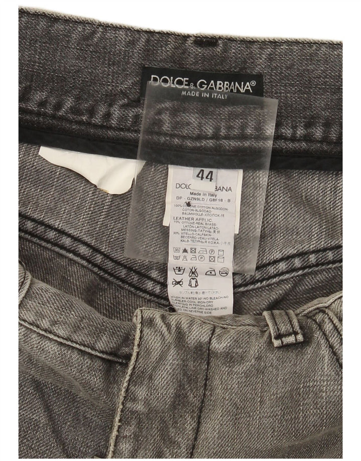 Dolce & Gabbana ženske uske traperice IT 44 srednje W30 L31 sive