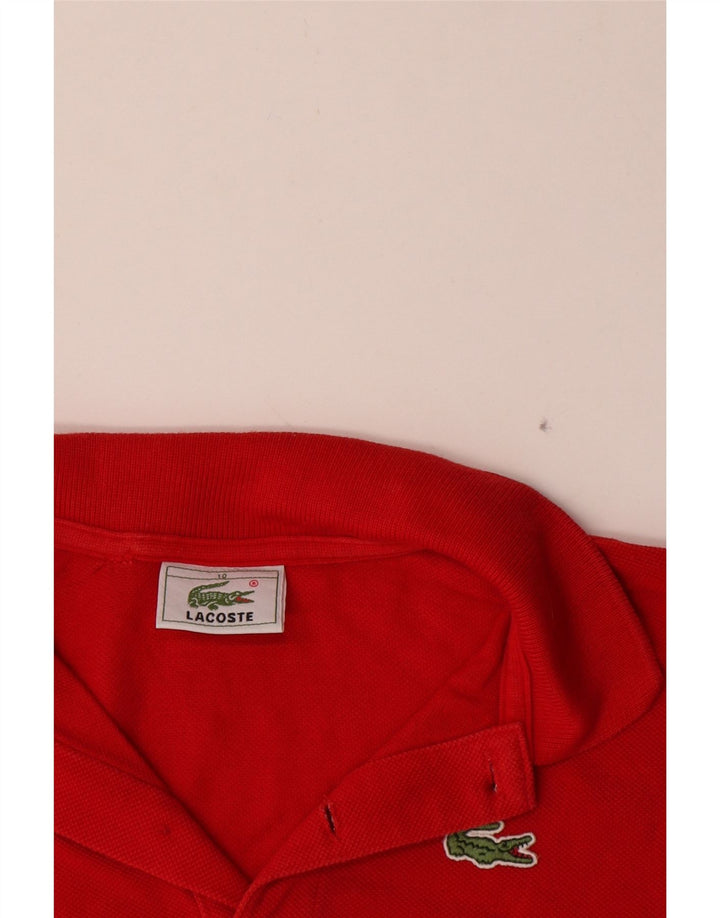 Lacoste polo majica za dječake 9-10 godina crvena pamuk
