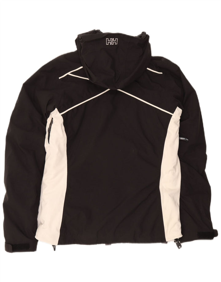 Helly Hansen Ženska kišna jakna s grafičkim motivima UK 10 Small Black Colourblock