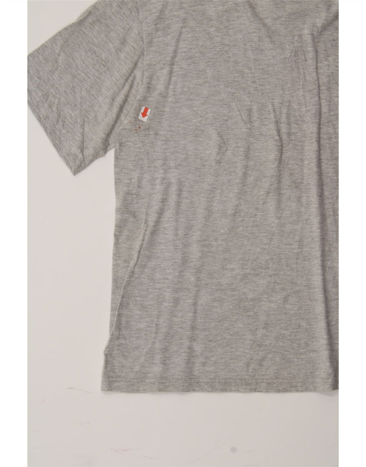 NIKE Womens T-Shirt Top UK 14 Medium Grey Cotton Vintage Nike and Second-Hand Nike from Messina Hembry 