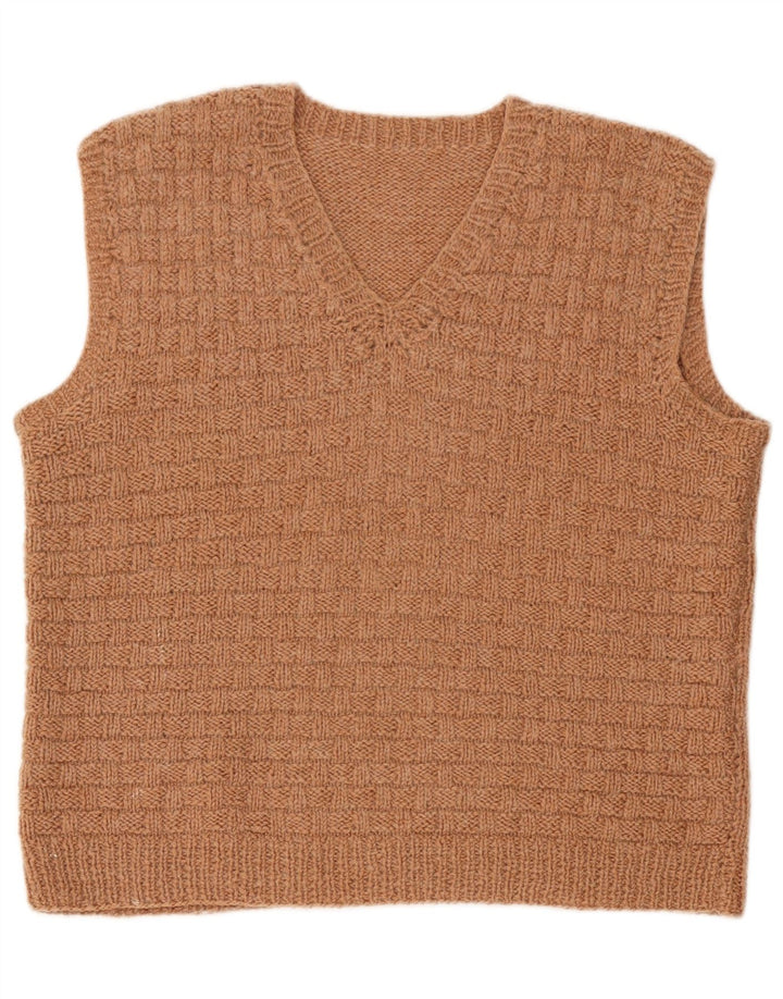 Vintage muška majica bez rukava Srednje smeđa