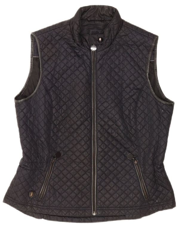 Ženska prošivena jakna Massimo Dutti UK 18 XL crni poliester
