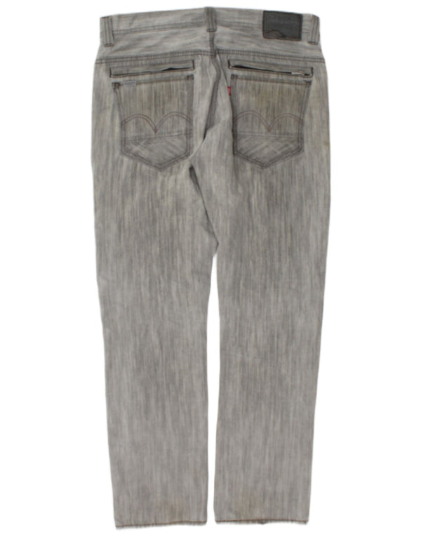 Levi's Mens 511 Slim Jeans W33 L30 Grey Flecked Cotton