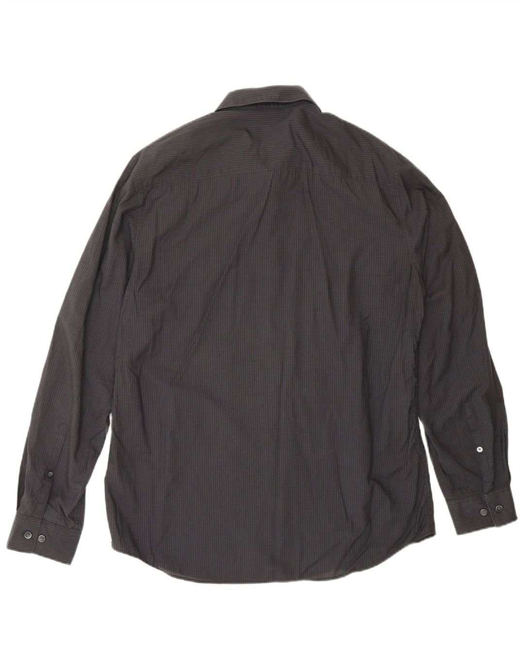 CALVIN KLEIN Muška košulja srednje veličine, pamuk na crne pruge