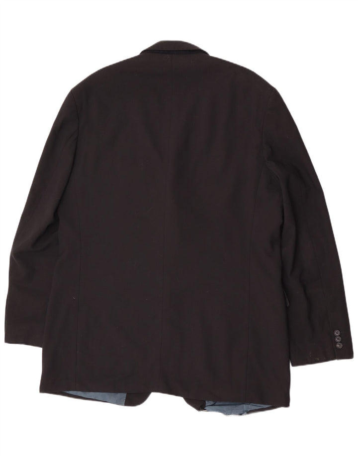 Marks & Spencer muška jakna sako s 3 gumba UK 44 XL tamnoplavi poliester