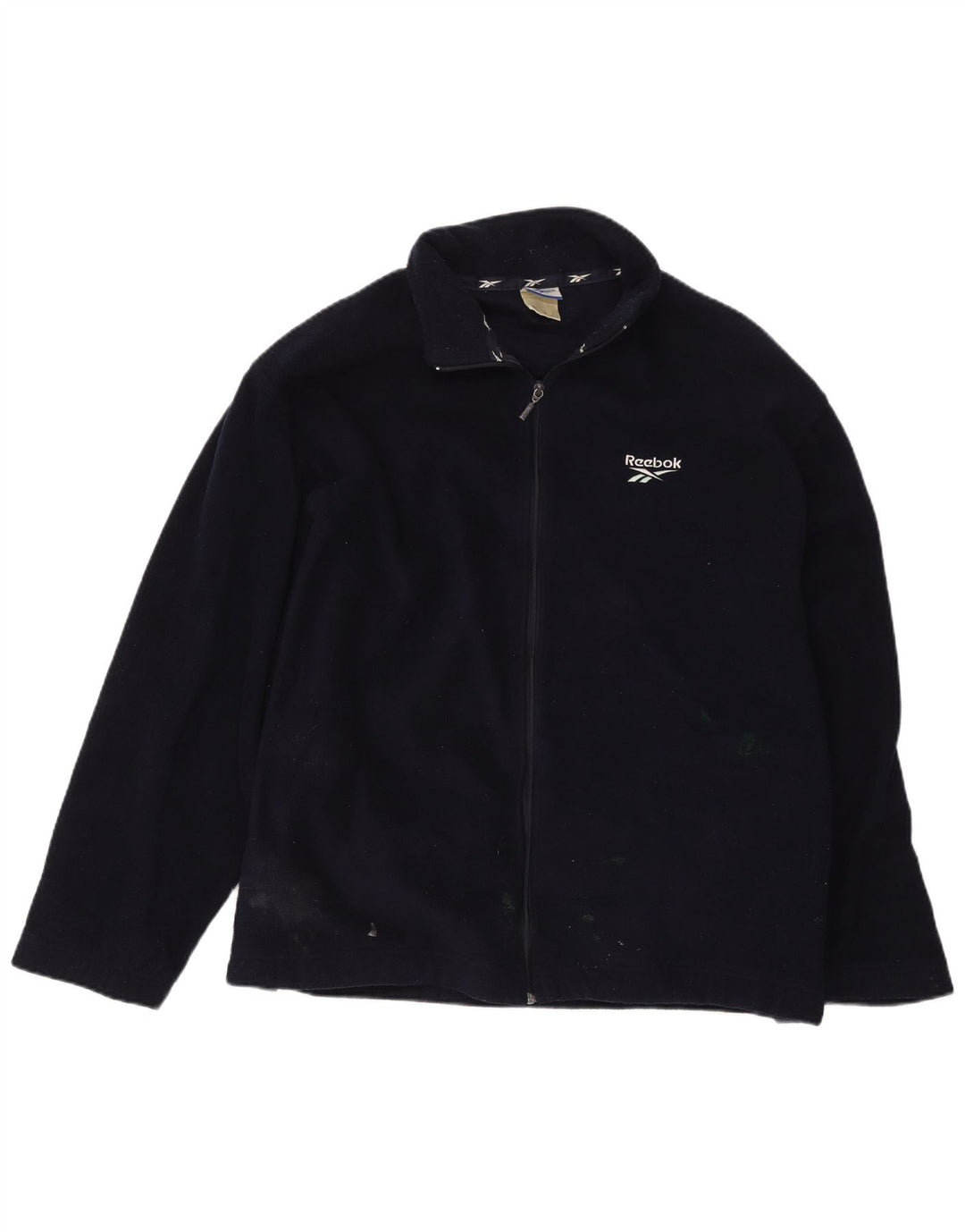 Reebok muška flis jakna UK 40 Large tamnoplavi poliester
