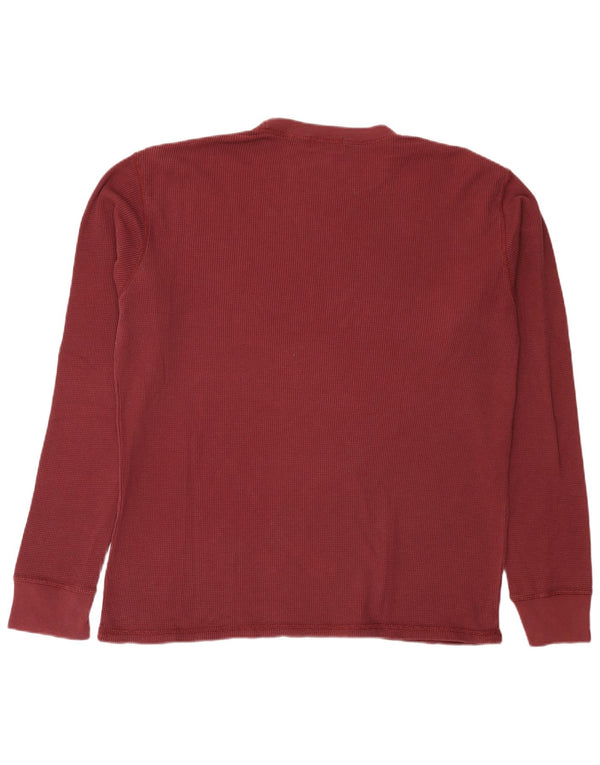Muška majica dugih rukava Ralph Lauren 2XL, tamnocrveni pamuk