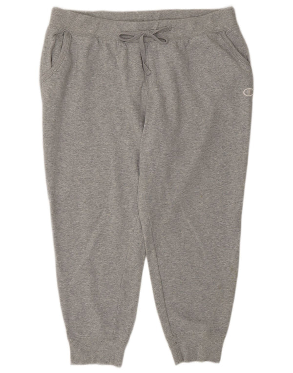 Champion Ženska trenirka Hlače Joggers UK 18 XL Sivi flekasti pamuk