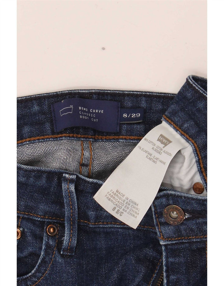 Levi's ženske Demi Curve Bootcut traperice US 8 Medium W29 L30 tamnoplave