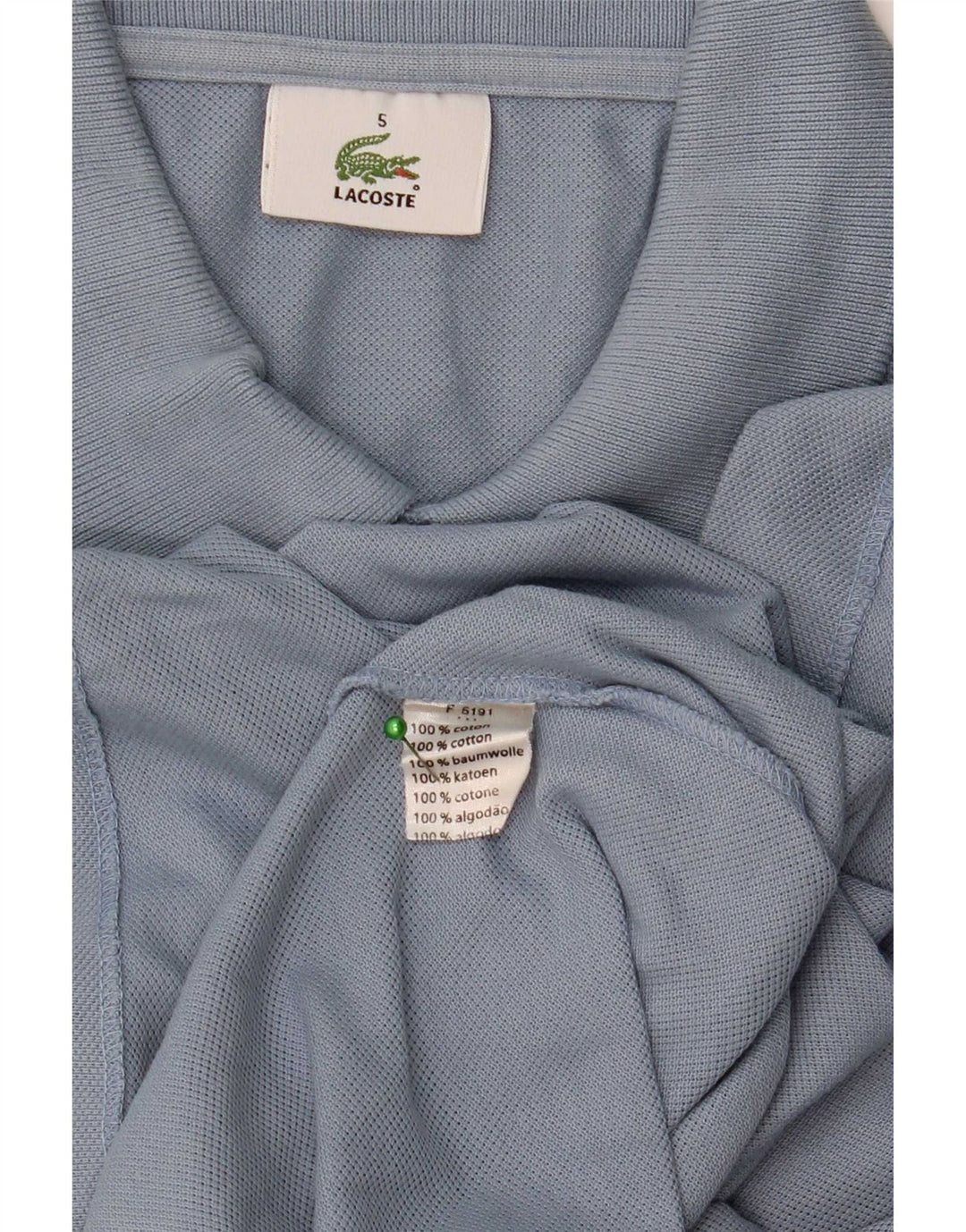 Lacoste muška polo majica veličine 5 velika plava pamuk
