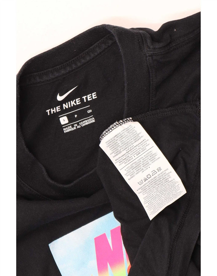 Nike Muška majica kratkih rukava s grafičkim motivima, mala, crna pamučna