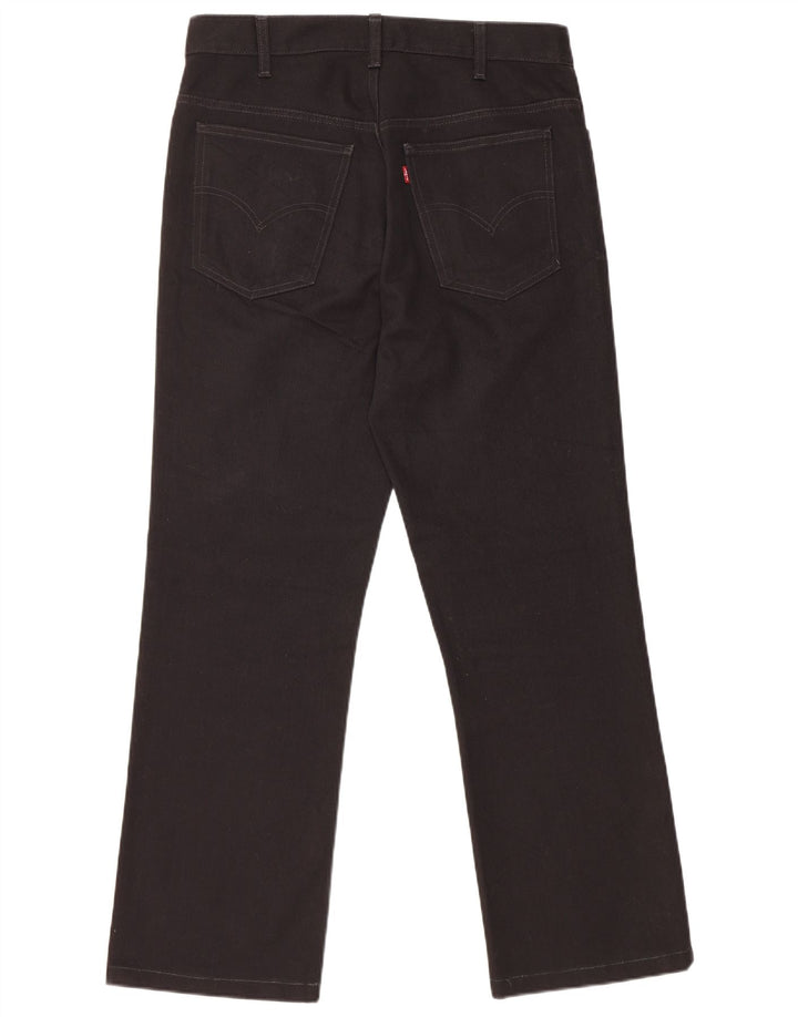 Levi's muške ravne traperice W33 L29 crni pamuk
