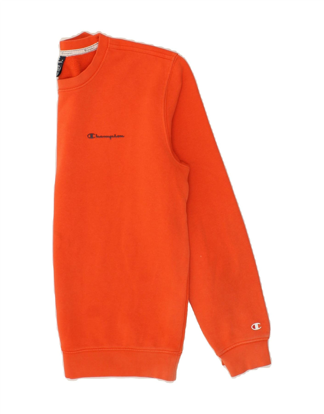 CHAMPION Mens Sweatshirt Jumper Small Orange Cotton Vintage Champion and Second-Hand Champion from Messina Hembry 