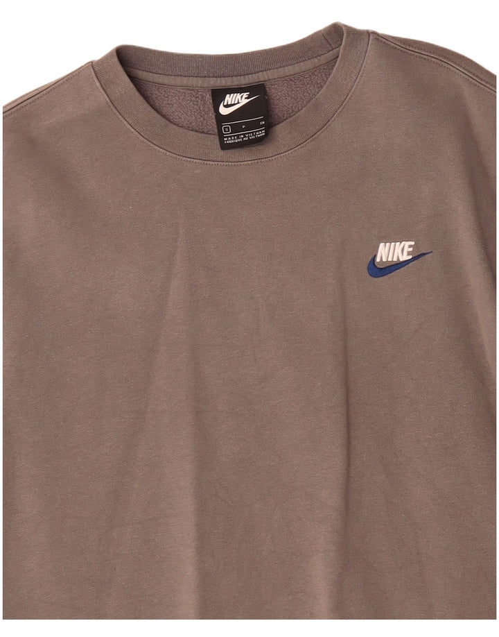 Nike muški džemperi mali sivi pamuk