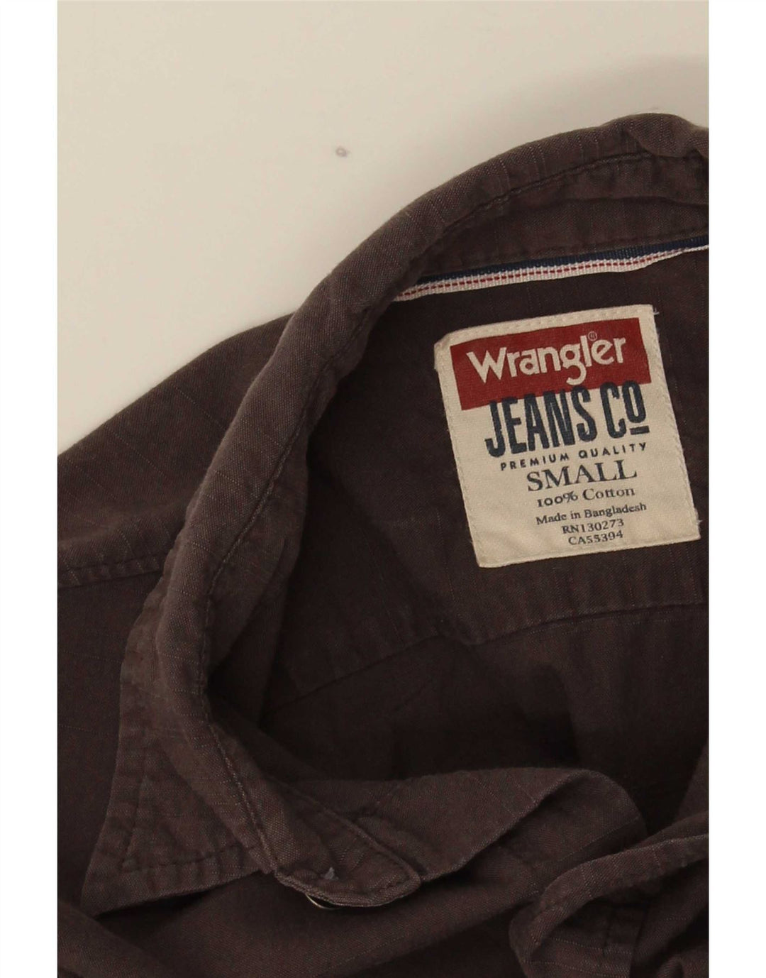 Wrangler muška majica standardnog kroja Mala smeđa pamučna