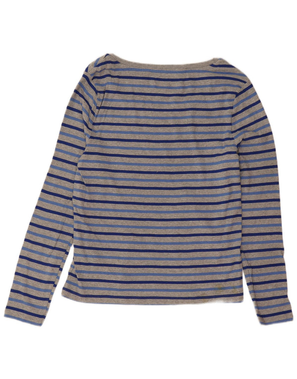 Tommy Hilfiger Ženska majica dugih rukava UK 14 Pamuk s velikim sivim prugama