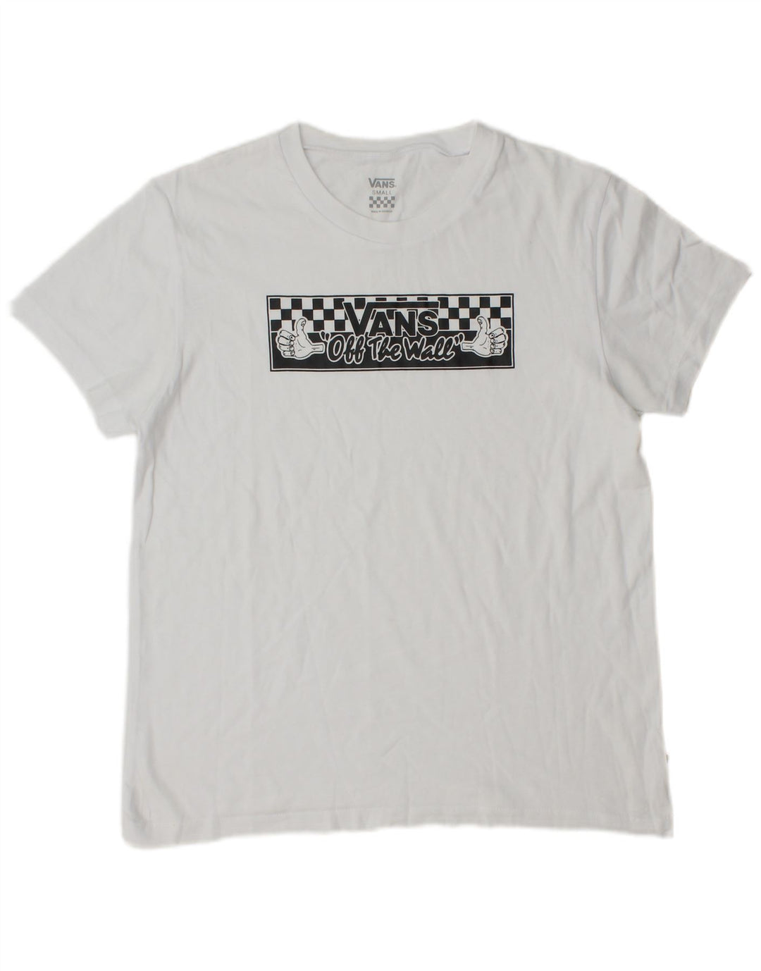 Vans Ženska majica kratkih rukava s grafičkim motivima UK 10 Small White