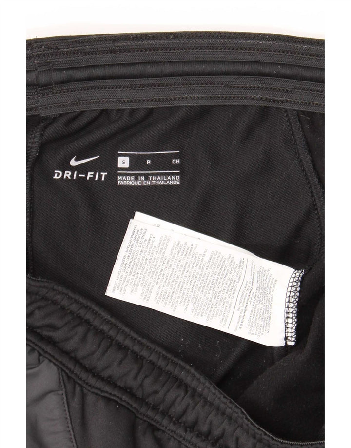 Nike muške Dri Fit hlače za trenirku male crne poliesterske boje