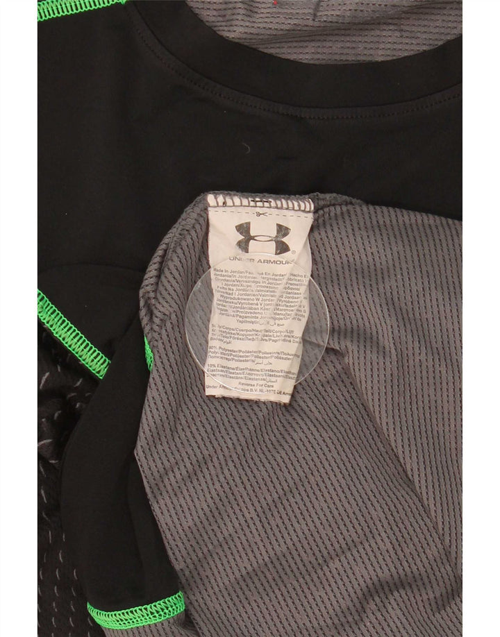 Under Armour muška majica kratkih rukava Mali crni geometrijski poliester