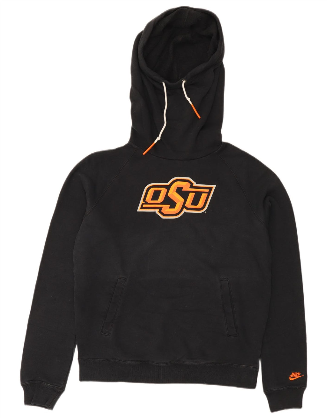 NIKE Ženska majica s kapuljačom s grafičkim motivima UK 14 Srednje crni pamuk