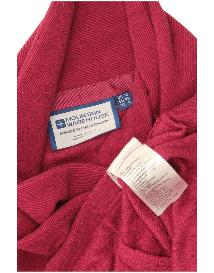 Mountain Warehouse Ženski džemper od flisa UK 12 srednje crvene boje od poliestera