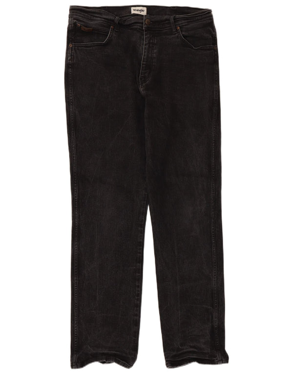 WRANGLER Muške ravne traperice Texas W38 L34 Sivi pamuk