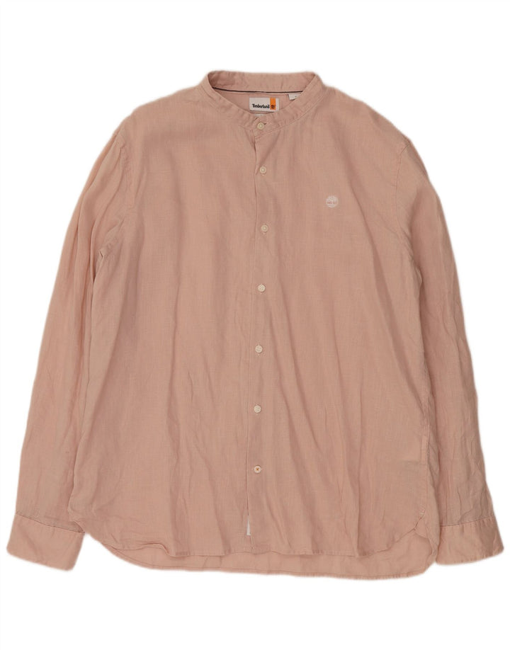 Timberland muška uska košulja XL od ružičastog lana